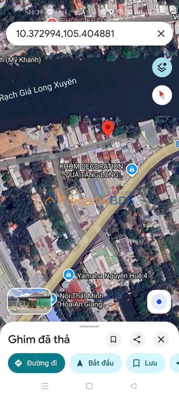 Đất nền Mỹ Hòa Long Xuyên 60m² 450 triệu - Đường ô tô