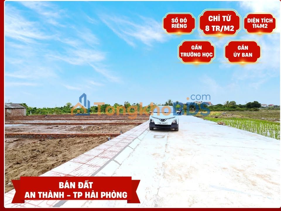 Đất nền Kim Đính Hải Dương 114m² 800 triệu - Sổ đỏ chính chủ