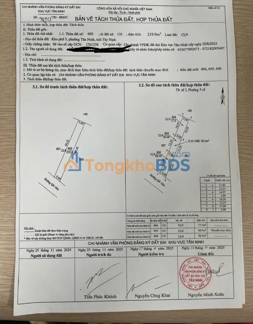 Đất nền Khu phố 5 Tây Ninh 225m² giá 1,85 tỷ - Sổ đỏ chính chủ