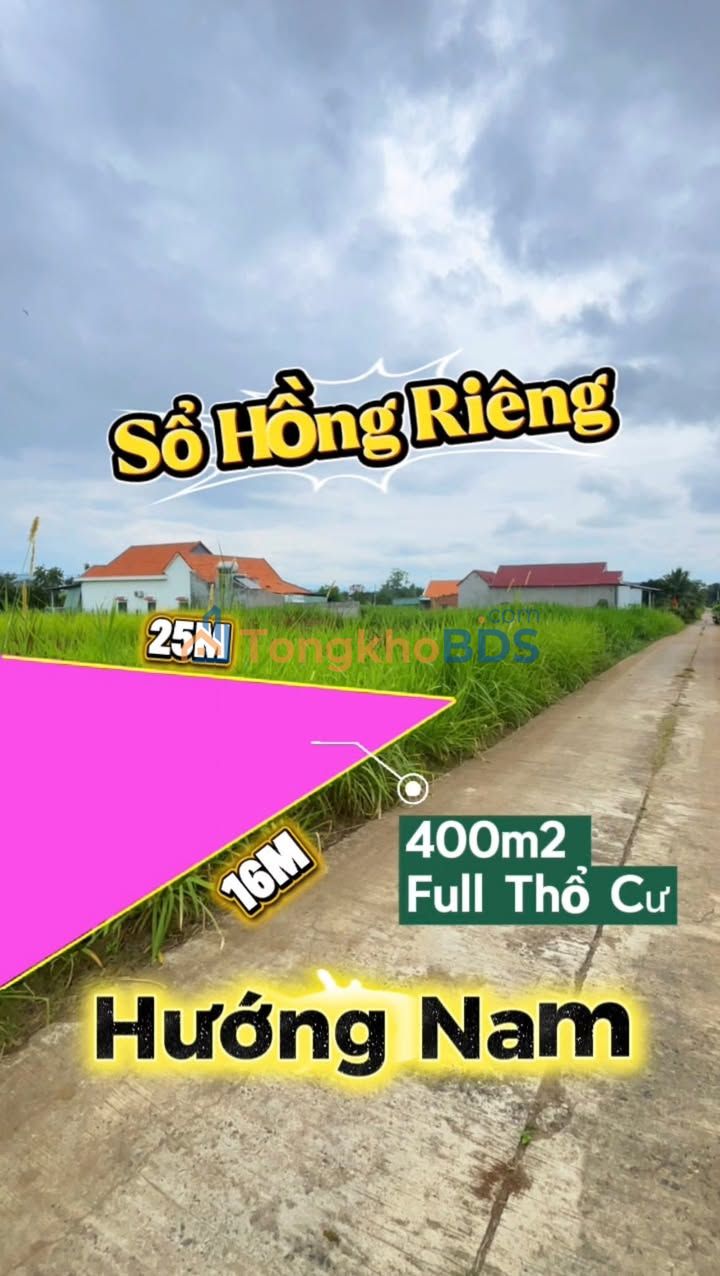 Đất nền Đức Bình Tây 400m² giá 4xx triệu - Hạ tầng hoàn thiện