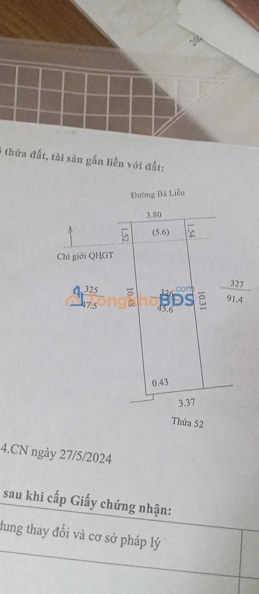 Nhà phố Bá Liễu 45m² 2.75 tỷ - Mặt tiền kinh doanh