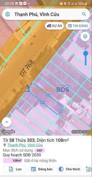 Đất nền Tân Phong Biên Hòa 108m² 4 tỷ - Sổ đỏ chính chủ