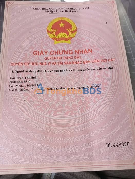 Đất nền Vinh Quán Bàu 151m² 5.006 tỷ - Xây dựng tự do