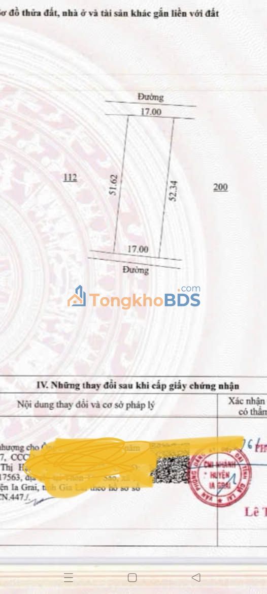 Đất nền Làng Yek Gia Lai 884m² - Sổ đỏ chính chủ