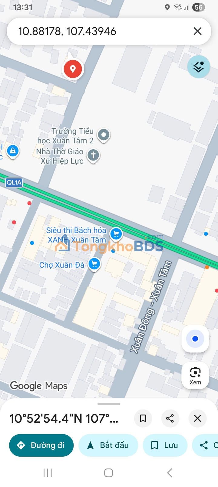 Đất Xuân Hòa Đồng Nai 351m² giá 71,955 tỷ - Tiềm năng tăng giá