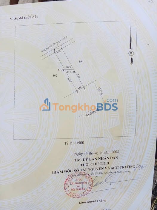 Đất nền Đồng Khởi P.5 Bạc Liêu 110m² 1,3 tỷ - Đường to ô tô