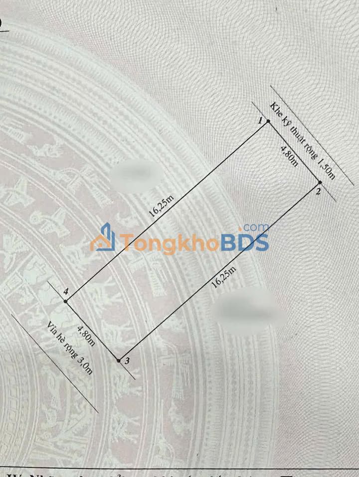 Đất nền Tuyến 2 Lê Chân 78m² 3.65 tỷ - Sổ đỏ chính chủ