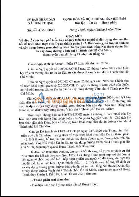 Đất nền Vành Đai 4 Trảng Bom 360m2 2 tỷ - Sổ đỏ chính chủ