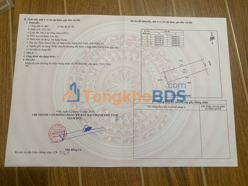 Đất Nam Liên Nghi Liên 103m² giá 2.8 tỷ - Đường to ô tô