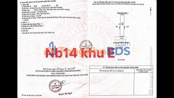 Đất nền VSIP 2 Thuận An 150m² - Đường to ô tô