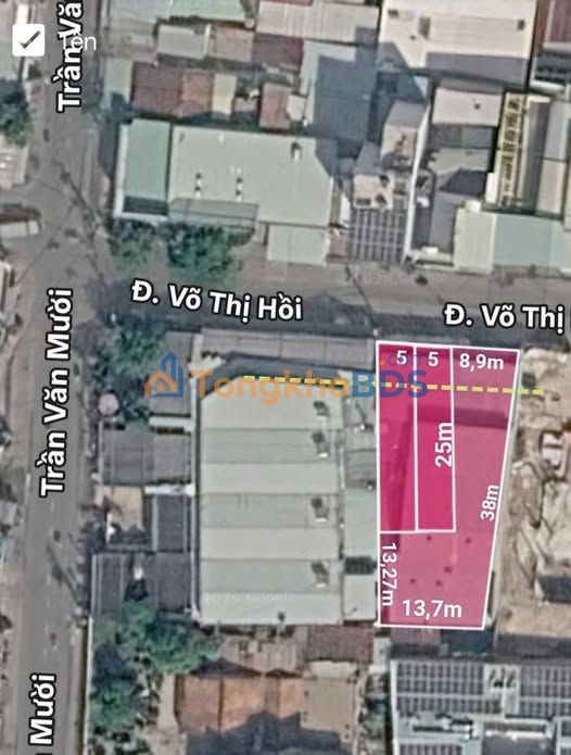 Đất Võ Thị Hồi Hóc Môn 334m² giá thỏa thuận - Đường to ô tô