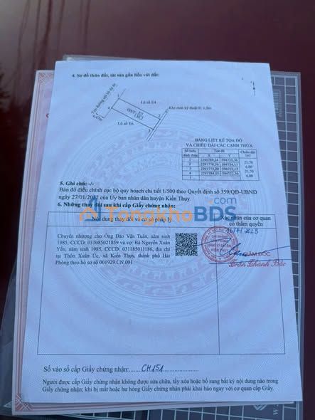 Đất nền Kỳ Sơn Tân Trào 130m² 3 tỷ - Đường ô tô tránh