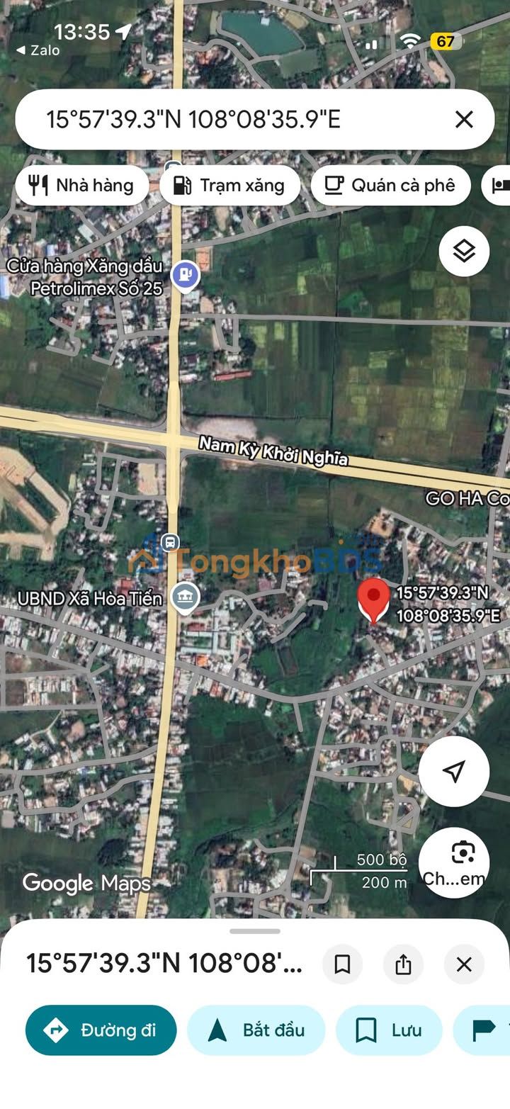 Đất nền Hòa Tiến Hòa Vang 175m² 1.07 tỷ - Tiềm năng tăng giá