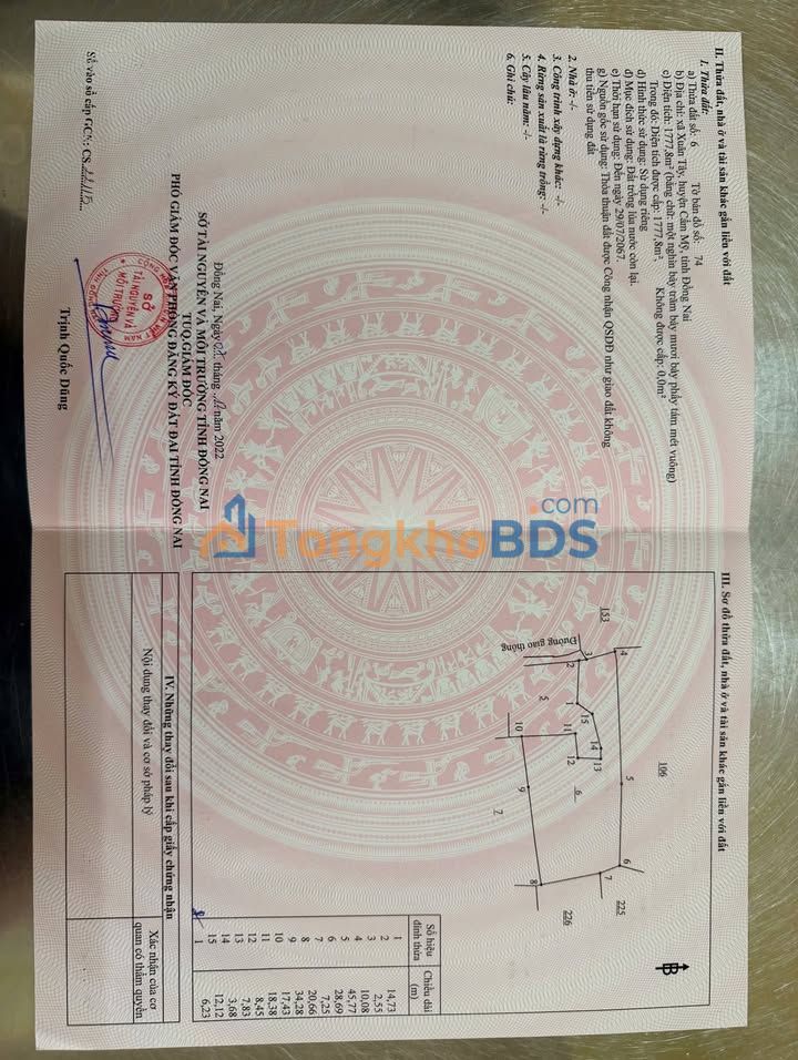 Đất nền Xuân Tây Cẩm Mỹ 2400m² 2.2 tỷ - Tiềm năng tăng giá