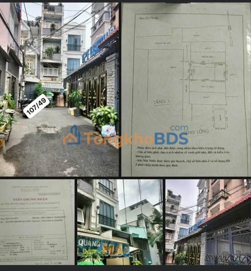 Nhà Nguyễn Văn Khối Bến Cầu 53m² 4.15 tỷ - Ô tô vào nhà