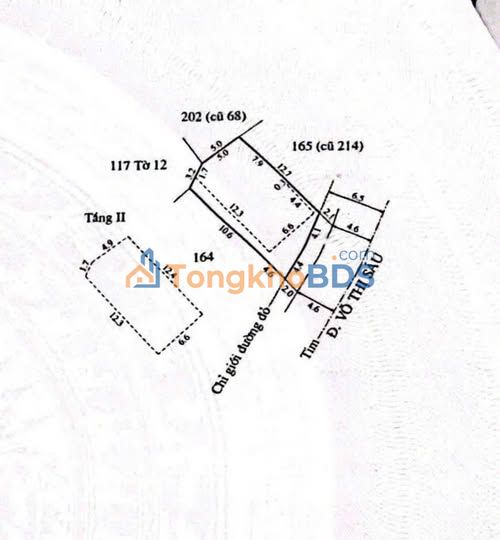 Nhà mặt tiền Võ Thị Sáu Huế 115m² 23 tỷ - Ô tô vào tận nhà