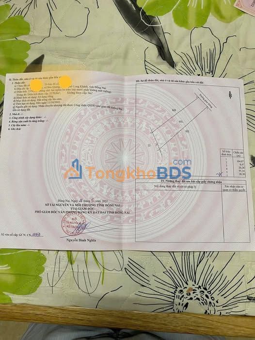 Đất nền Long Khánh 720m² 2 tỷ - Xây dựng tự do