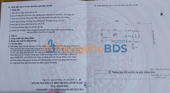 Đất nền Quang Phong Thái Hòa 141m² - Tiềm năng tăng giá