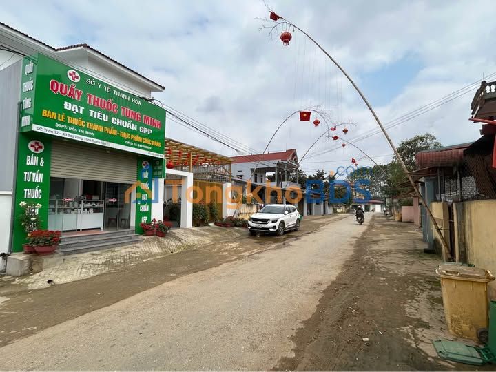 Đất Tỉnh lộ Xuân Phú, Thọ Xuân 419m² giá 0,6 tỷ - Đường to ô tô