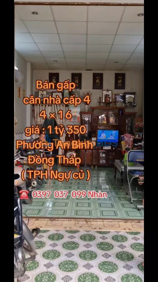 Nhà cấp 4 An Bình B 64m² 1.35 tỷ - Sẵn sàng ở ngay