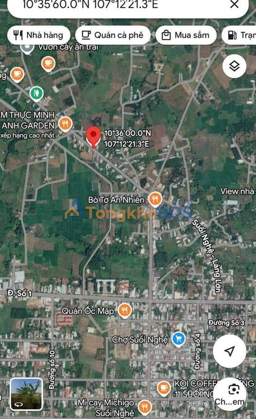 Đất nền Ngãi Giao 200m² 1.5 tỷ - Sổ đỏ chính chủ