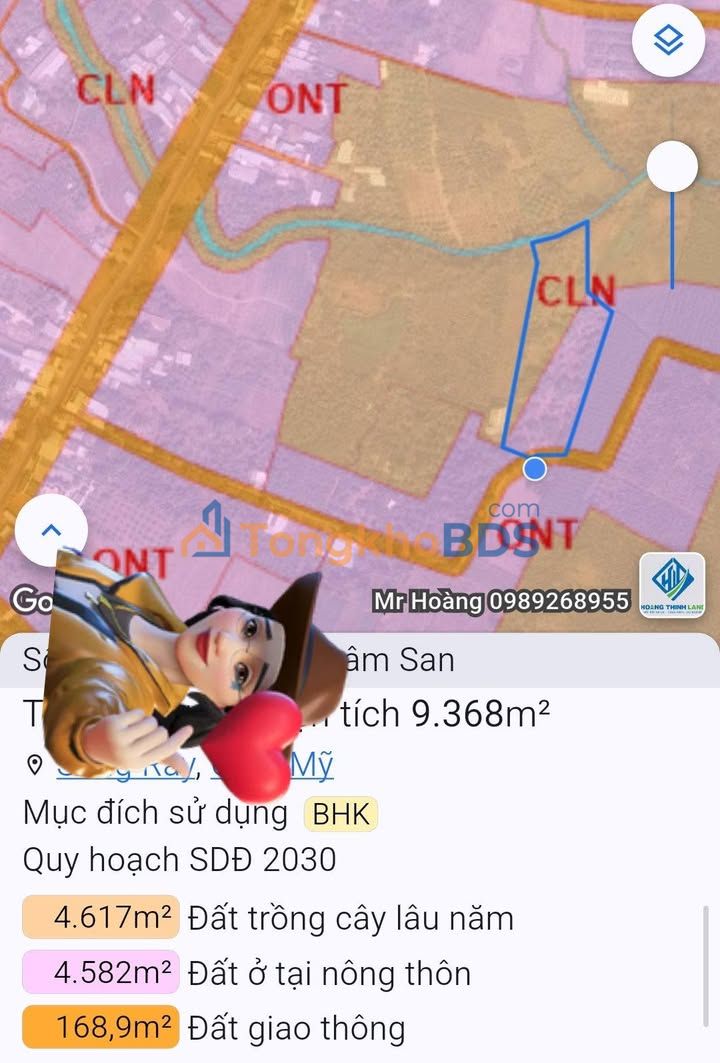 Đất nền Lâm San Cẩm Mỹ 9.400m² 3.3 tỷ - Sổ đỏ chính chủ