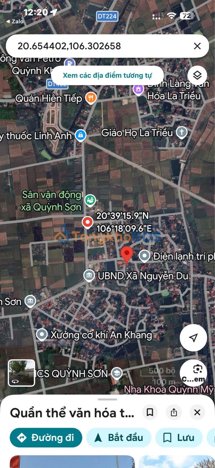 Đất nền Quỳnh Hưng Quỳnh Phụ 100m² 1.5 tỷ - Sổ đỏ chính chủ