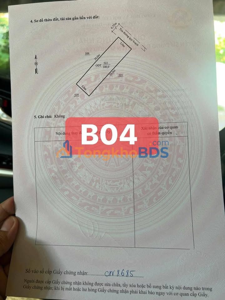 Đất nền Phường Hoằng Quang 75m² 1.2 tỷ - Sổ đỏ chính chủ