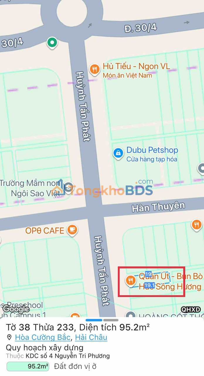 Đất nền Hải Châu 95m² giá 13.9 tỷ - Sổ đỏ chính chủ