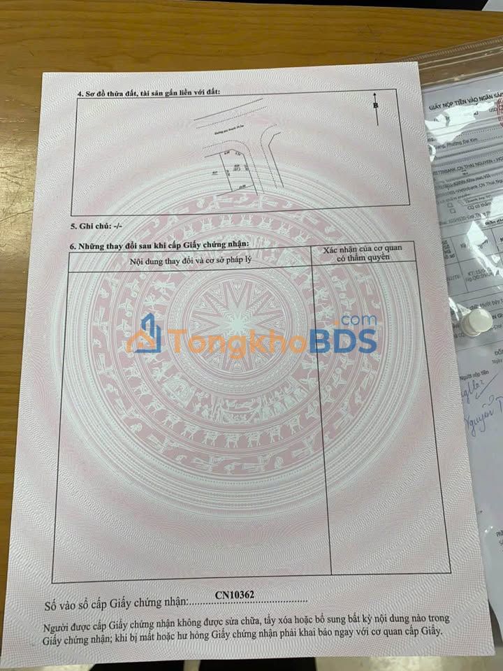 Đất biệt thự Tân Lập 187m2 3.74 tỷ - Sổ đỏ chính chủ