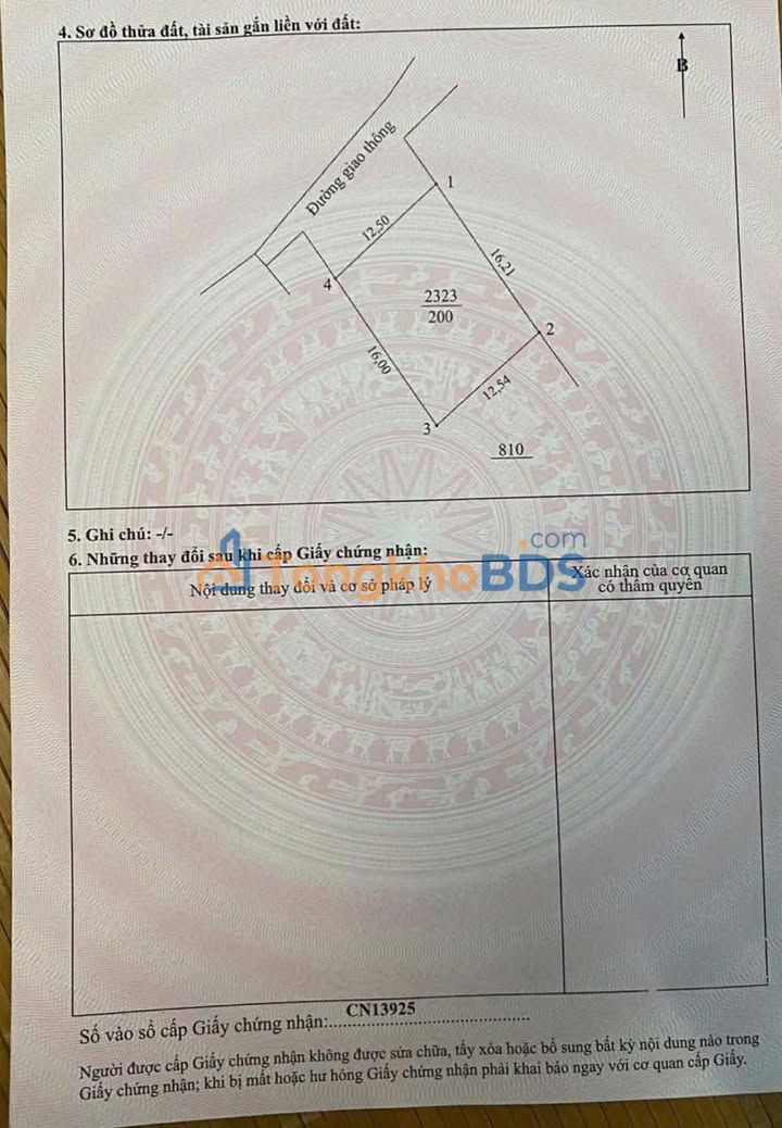 Đất nền Phổ Yên 200m² 1 tỷ - Sổ đỏ chính chủ