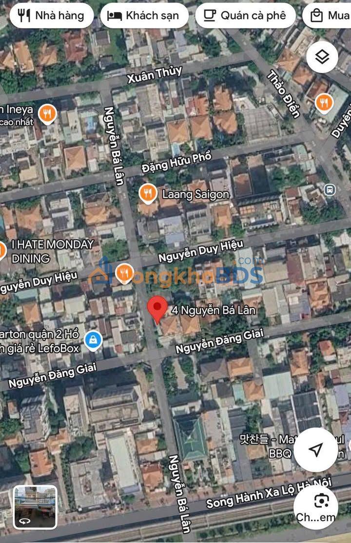 Nhà mặt tiền Nguyễn Bá Lân Thảo Điền 228m² 75 tỷ - Chính chủ