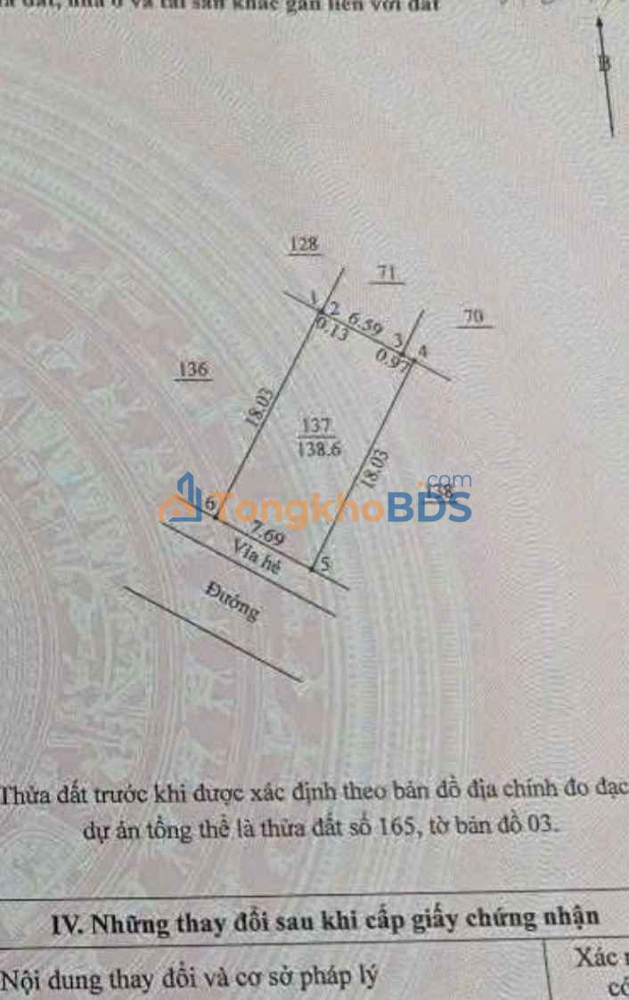 Đất dịch vụ Trạm Trôi 139m² đầu tư hút - Sổ đỏ chính chủ