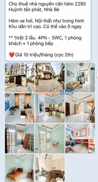 Nhà nguyên căn Quận 7 130m² 7-10 triệu - Sẵn sàng ở ngay