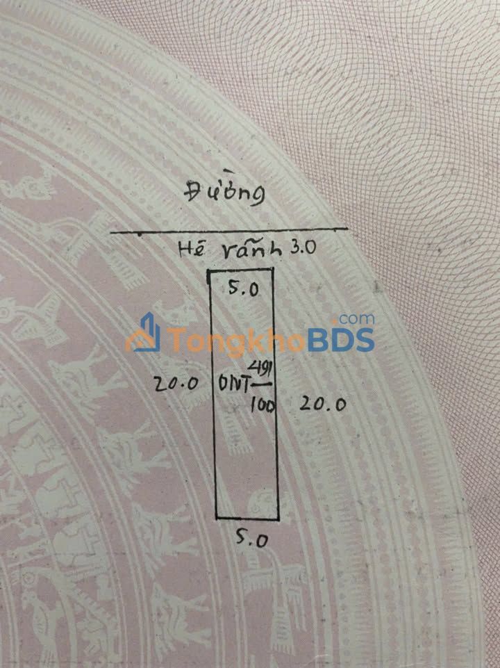 Đất nền Cao Xá 100m² giá 3 tỷ - Sổ đỏ chính chủ