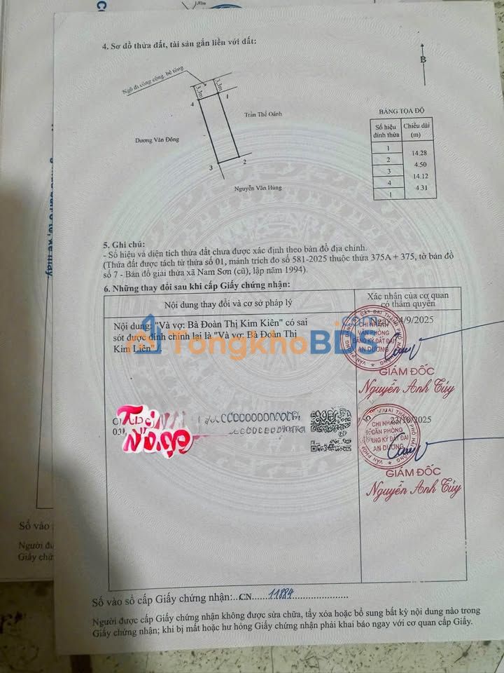 Đất nền Nam Sơn An Dương 63m² 1,6 tỷ - Tiềm năng tăng giá