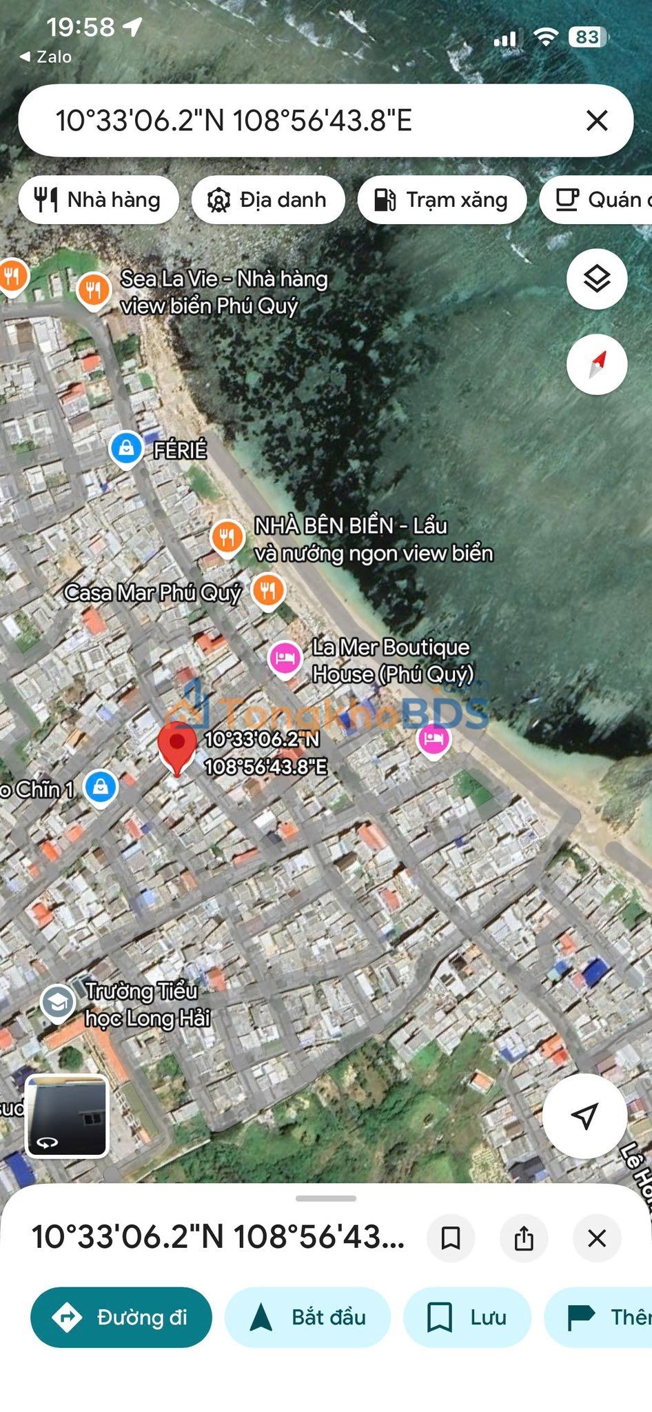 Nhà riêng Long Hải Phú Quý 178m² 2.5 tỷ - Chính chủ bán