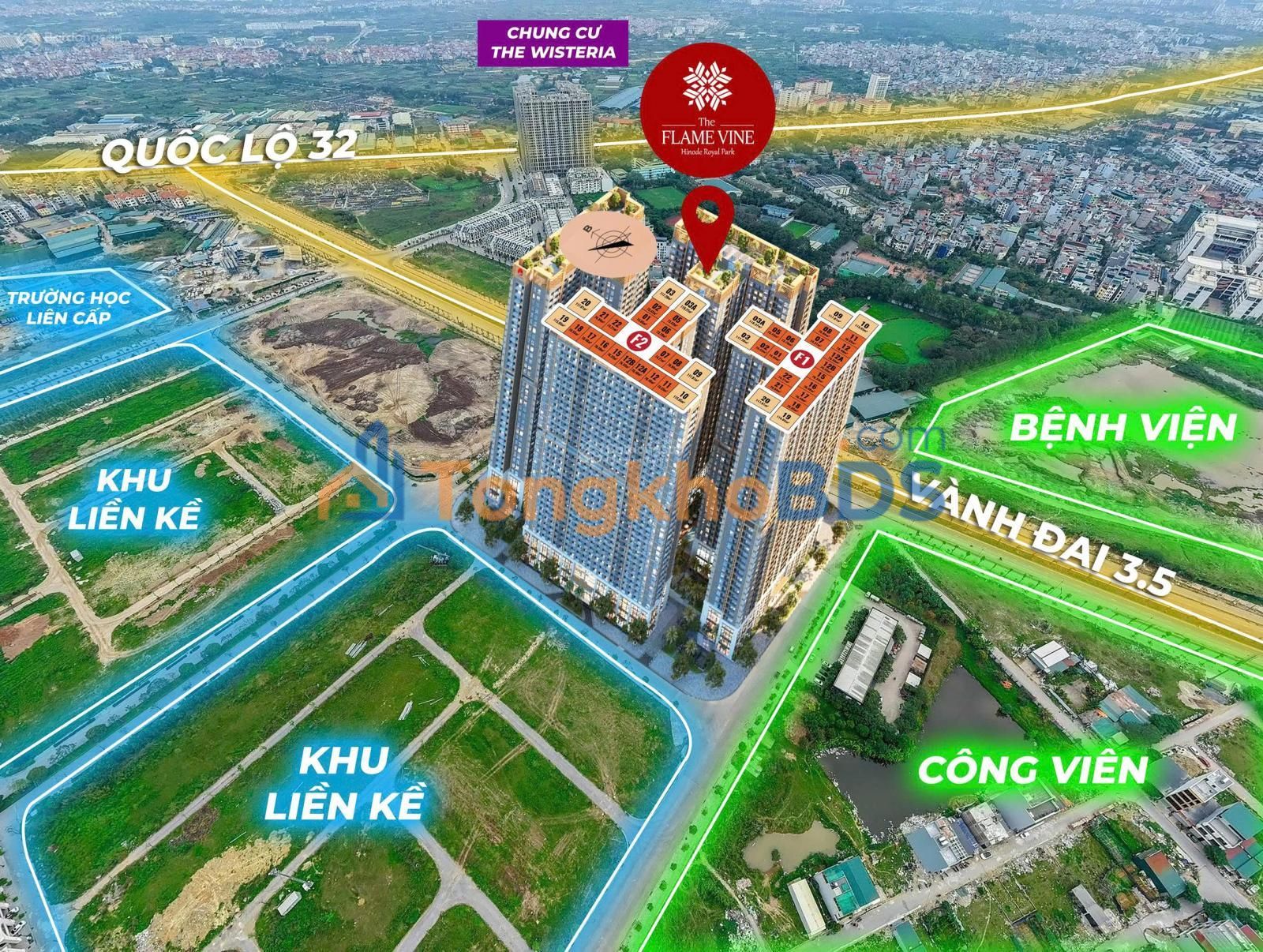 Căn hộ Hinode Royal Park 75m² từ 7x triệu/m² view đẹp
