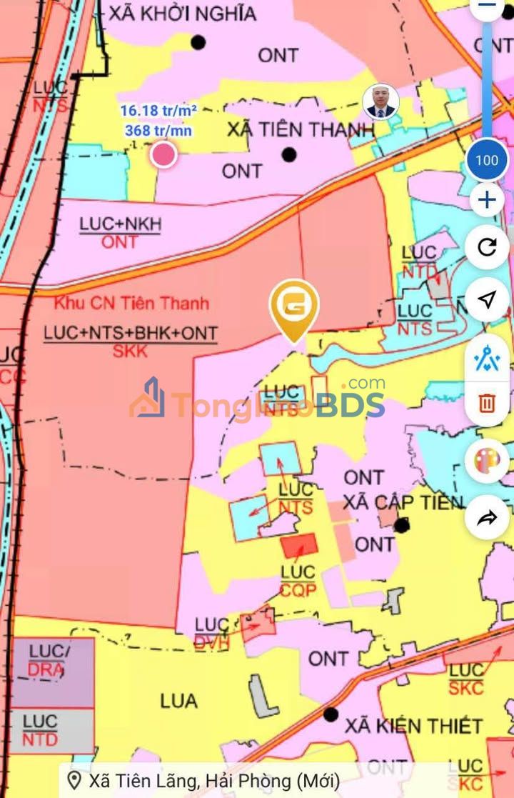 Đất thổ cư Tiên Thanh 169m² 2 tỷ - Sổ đỏ chính chủ