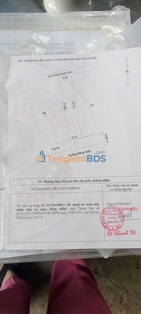 Đất Ấp 3 Trà Cú 138m² 1.4 tỷ - Tiềm năng tăng giá