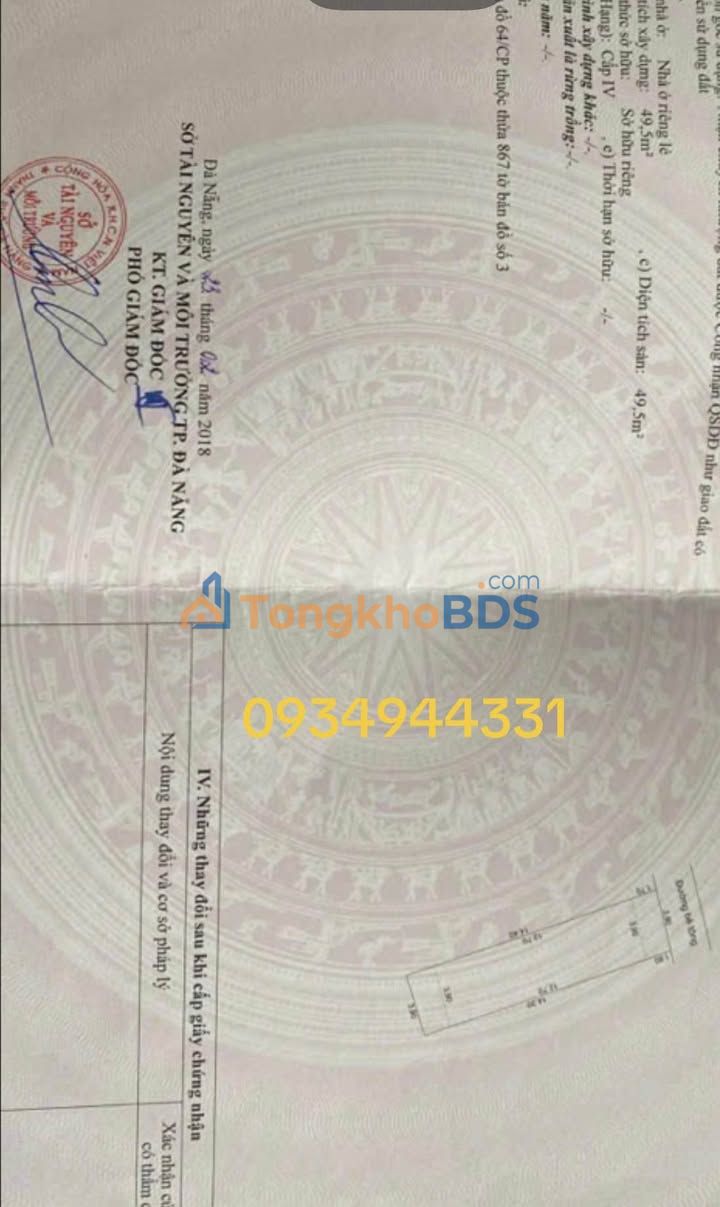 Nhà Tôn Đản Thanh Khê 63m² 3,5 tỷ - Sẵn sàng ở ngay