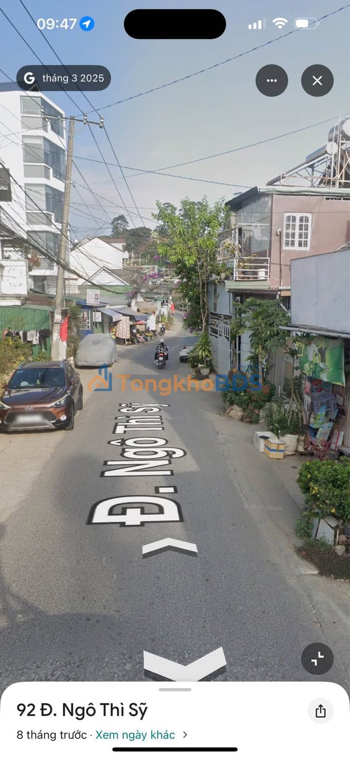 Đất Ngô Thị Sỹ P4 Đà Lạt 136m² 8.5 tỷ - Sổ đỏ