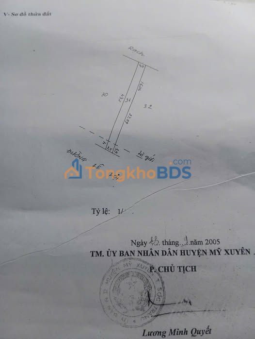 Nhà riêng Lê Lợi Mỹ Xuyên 100m² 3 tỷ - Chính chủ bán