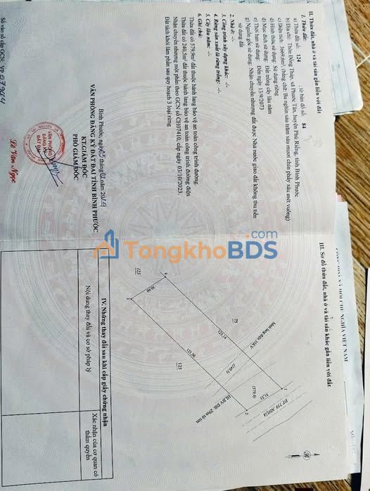 Đất nền Bù Đốp Bình Phước 100m² 3.6 tỷ - Đất thổ cư 100%