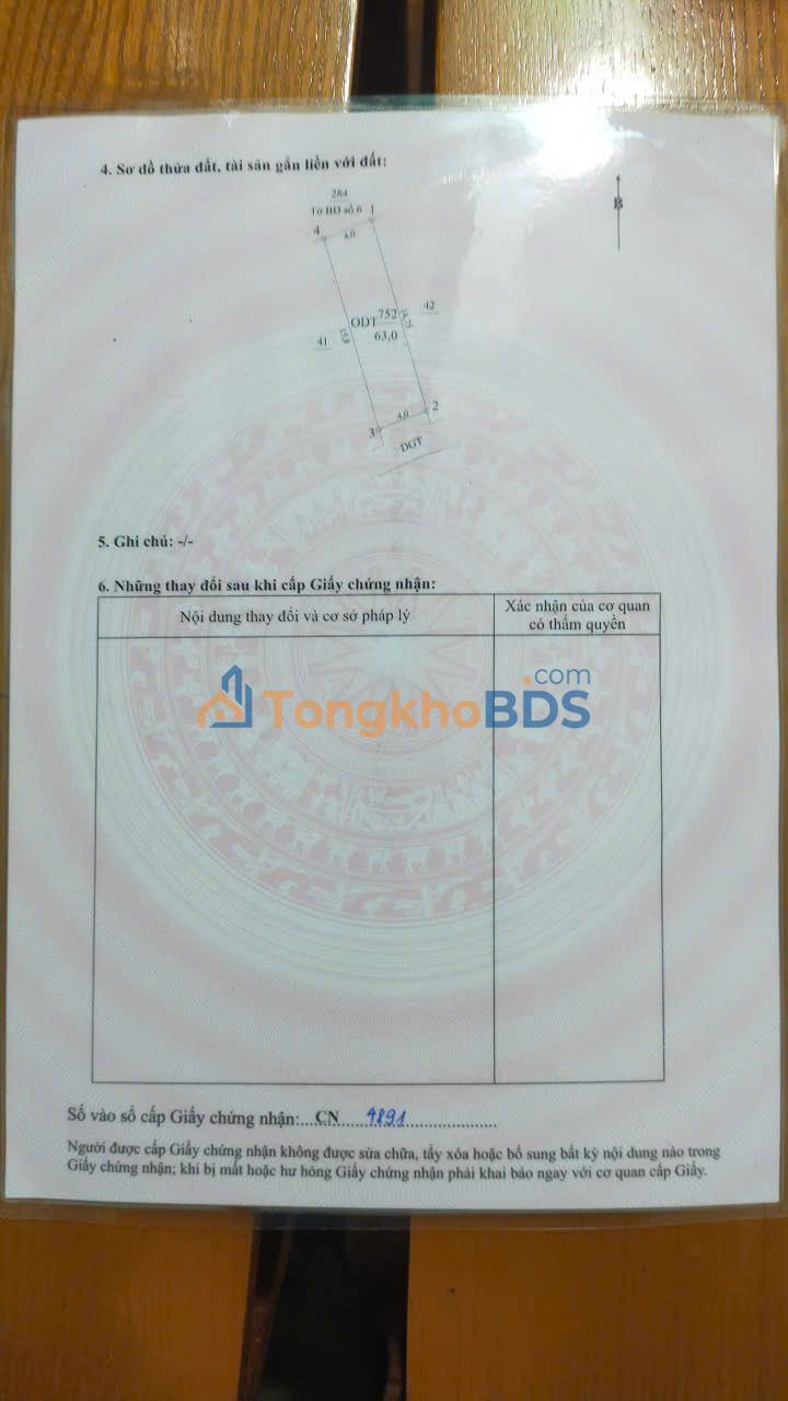 Đất nền Thái Bình Nguyễn Danh Đới 63m² 1.45 tỷ - Sổ đỏ sẵn