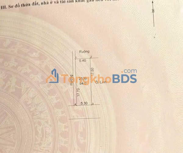 Đất thổ cư Cựu Quán Hoài Đức 94m² thỏa thuận – Đường ô tô