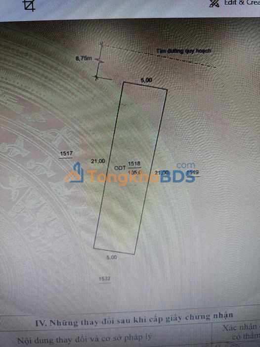 Đất nền Đông Tân Thanh Hóa 105m² 1.8 tỷ - Sổ đỏ chính chủ