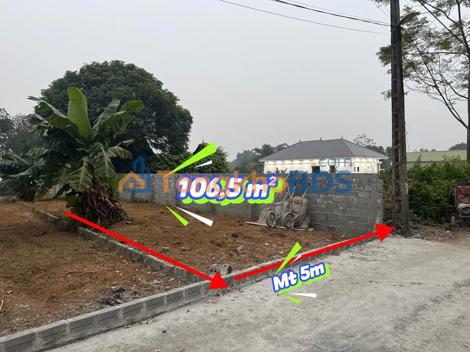Đất Hòa Sơn Xuân Mai 106m² hơn 1 tỷ - Sổ hồng sẵn