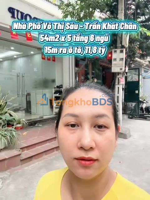 Nhà phố Võ Thị Sáu Hà Đông 54m² 11.8 tỷ - Vị trí đắc địa