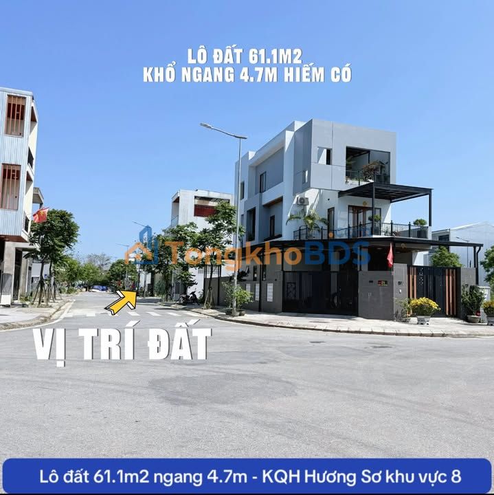 Đất nền Khu VIP KQH Hương Sơ 61m² 1,45 tỷ - Sổ đỏ chính chủ